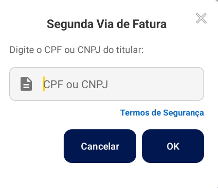 Digitar CPF