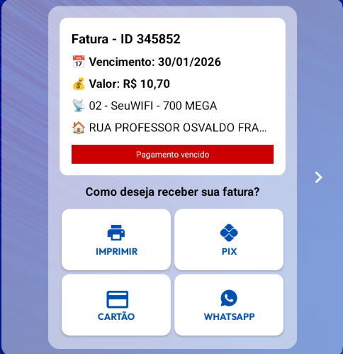 Lista de Faturas
